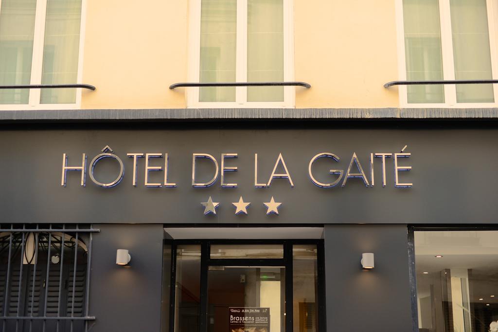 Hôtel de la Gaîté París Exterior foto